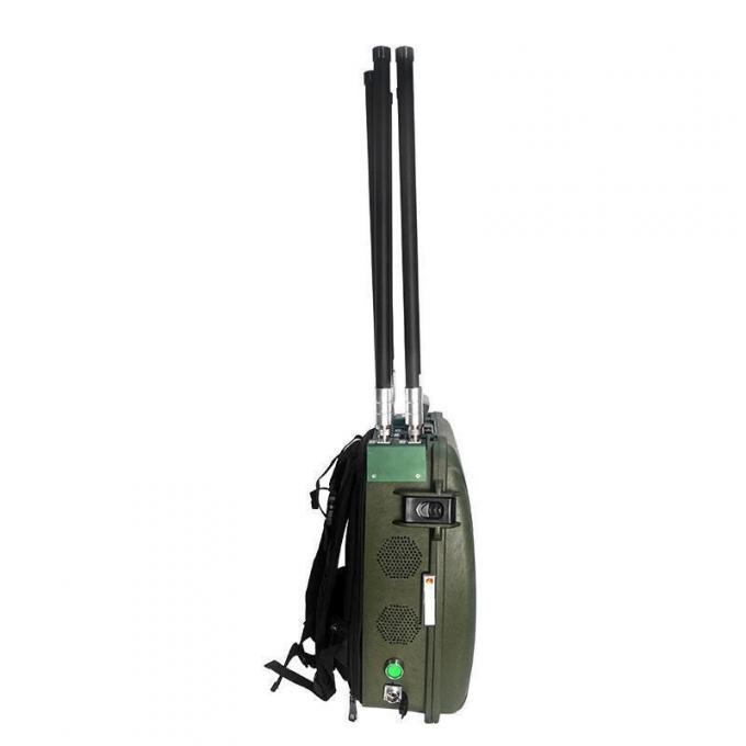 6 Bands Portable حقيبة ظهر Style Drone Suppression Uav Defense System