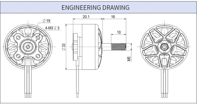 Large Stock 3115/900kv 2810 1300KV 1350KV 3-6S Brushless Motor for 7inch FPV Racing RC Drone Quadcopter Diy Parts Accessories 1