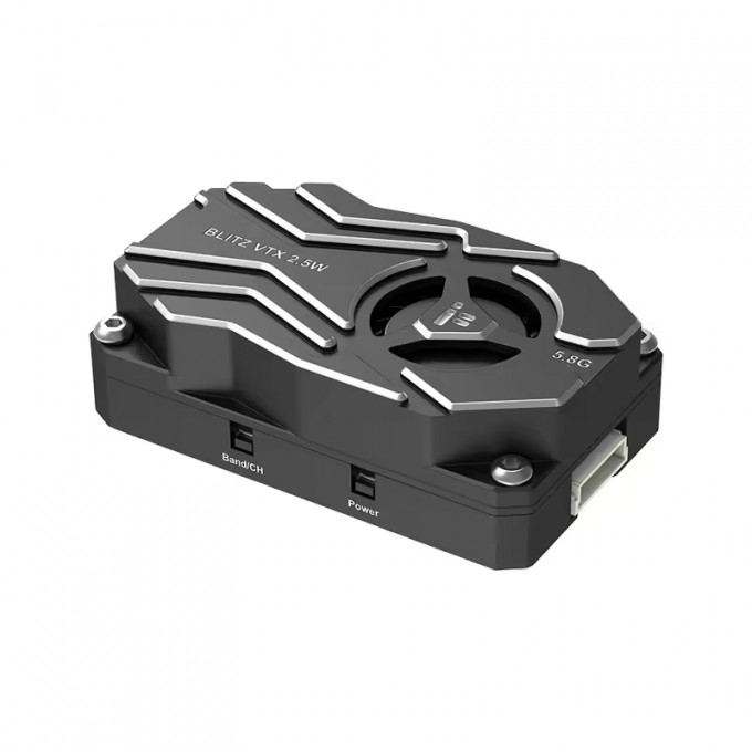 2.5W VTX 5.8Ghz 40CH Spare Parts for FPV Drone VS RUSH FPV TANK SOLO 2.5W Built-in Microphone MMCX Interface Drones Accessories 3