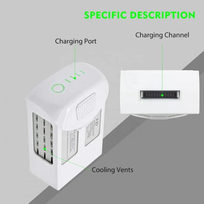 For Sub-Phantom 4 Pro Drone Accessories 5870mAh 15.2V Intelligent Flight Li-Po Battery with Security Protection for DJI 3