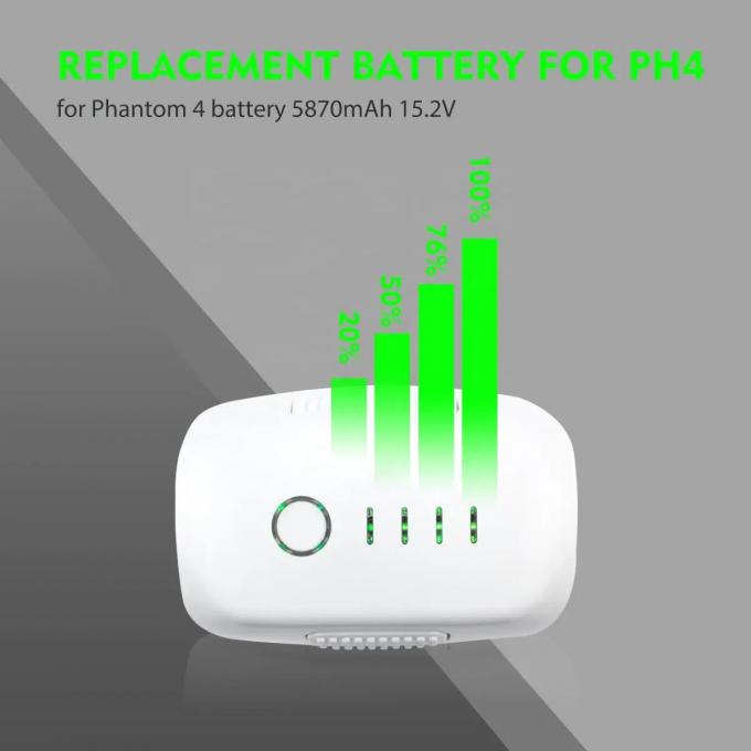 For Sub-Phantom 4 Pro Drone Accessories 5870mAh 15.2V Intelligent Flight Li-Po Battery with Security Protection for DJI 5